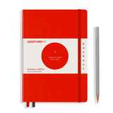 Caderno Leuchtturm1917 Bauhaus Edition (A5) Capa Dura Vermelho - Pontilhado