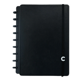 Caderno de Disco Caderno Inteligente Médio Capa Dura Black - Pautado e Liso
