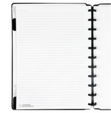 Caderno de Disco Caderno Inteligente Médio Capa Dura Black - Pautado e Liso