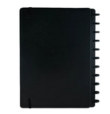 Caderno de Disco Caderno Inteligente Médio Capa Dura Black - Pautado e Liso