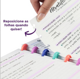 Caderno de Disco Caderno Inteligente Grande Capa Dura Black by Crystals Swarovski  - Pautado e Liso