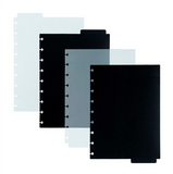 Caderno de Disco Caderno Inteligente Médio Capa Dura Black - Pautado e Liso