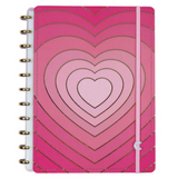 Caderno de Disco Caderno Inteligente Grande Capa Dura Golden Love - Pautado e Liso