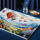 Kit Sinoart Tela de Pintura Numerada - Balões Mágicos