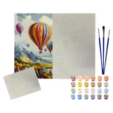 Kit Sinoart Tela de Pintura Numerada - Balões Mágicos