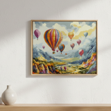 Kit Sinoart Tela de Pintura Numerada - Balões Mágicos