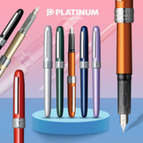 Cartucho para Caneta Tinteiro Platinum - Plaisir Fountain - Tinta Azul Escuro 