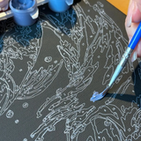 Kit Sinoart Tela de Pintura Numerada - Balões Mágicos