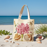 Paperblanks Canvas Tote Bag Pink Carnation