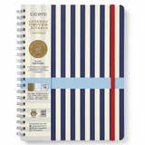 Caderno Universitário Cicero Wire-o 21x28cm - Praia Barraca - 1 Matéria / Pautado 