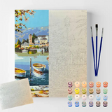 Kit Sinoart Tela de Pintura Numerada - Verão Europeu