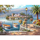Kit Sinoart Tela de Pintura Numerada - Verão Europeu