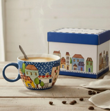 Xícara Jumbo Egan Italy Paese Mio 460 ml - Azul