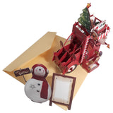 Cartão Merry Christmas - Linha Pop-up