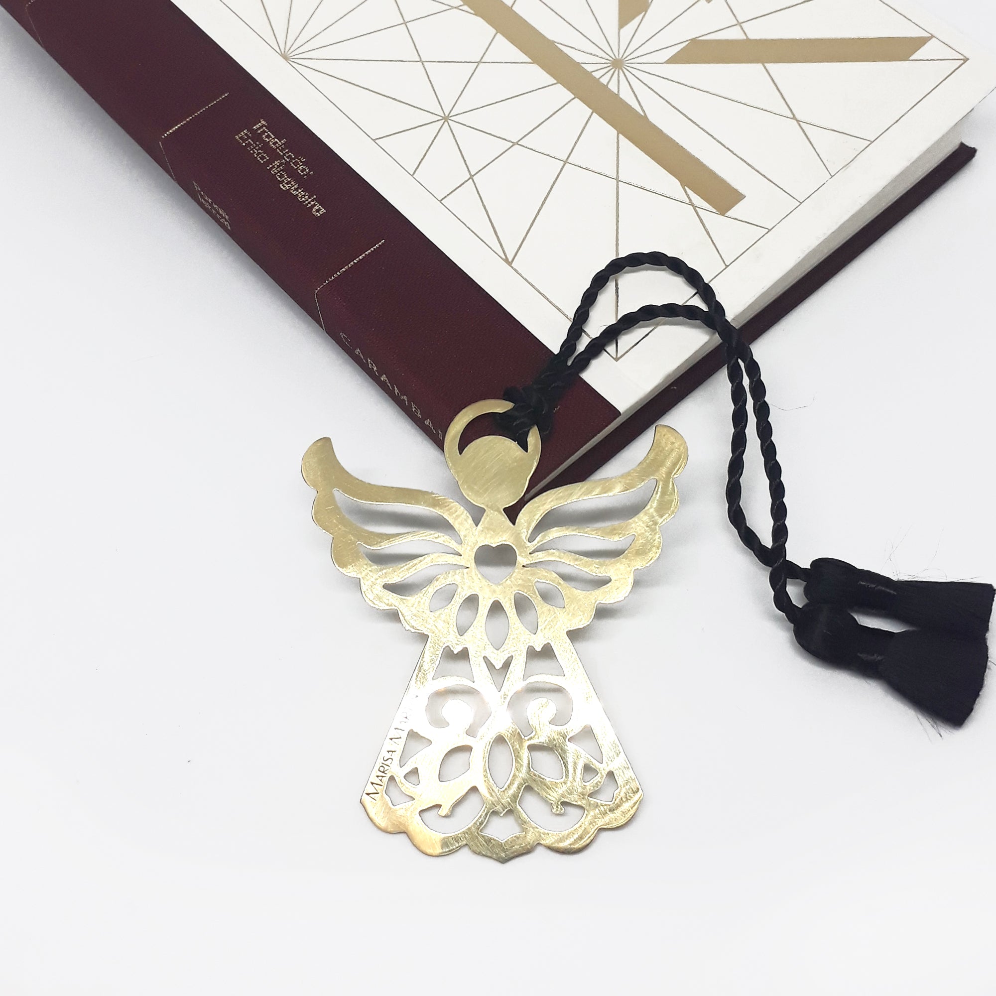 Marcador de Página Anjo Gold