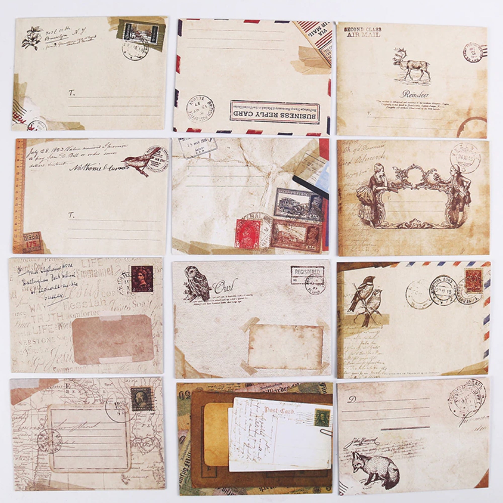 Mini Envelopes – Estilo Vintage