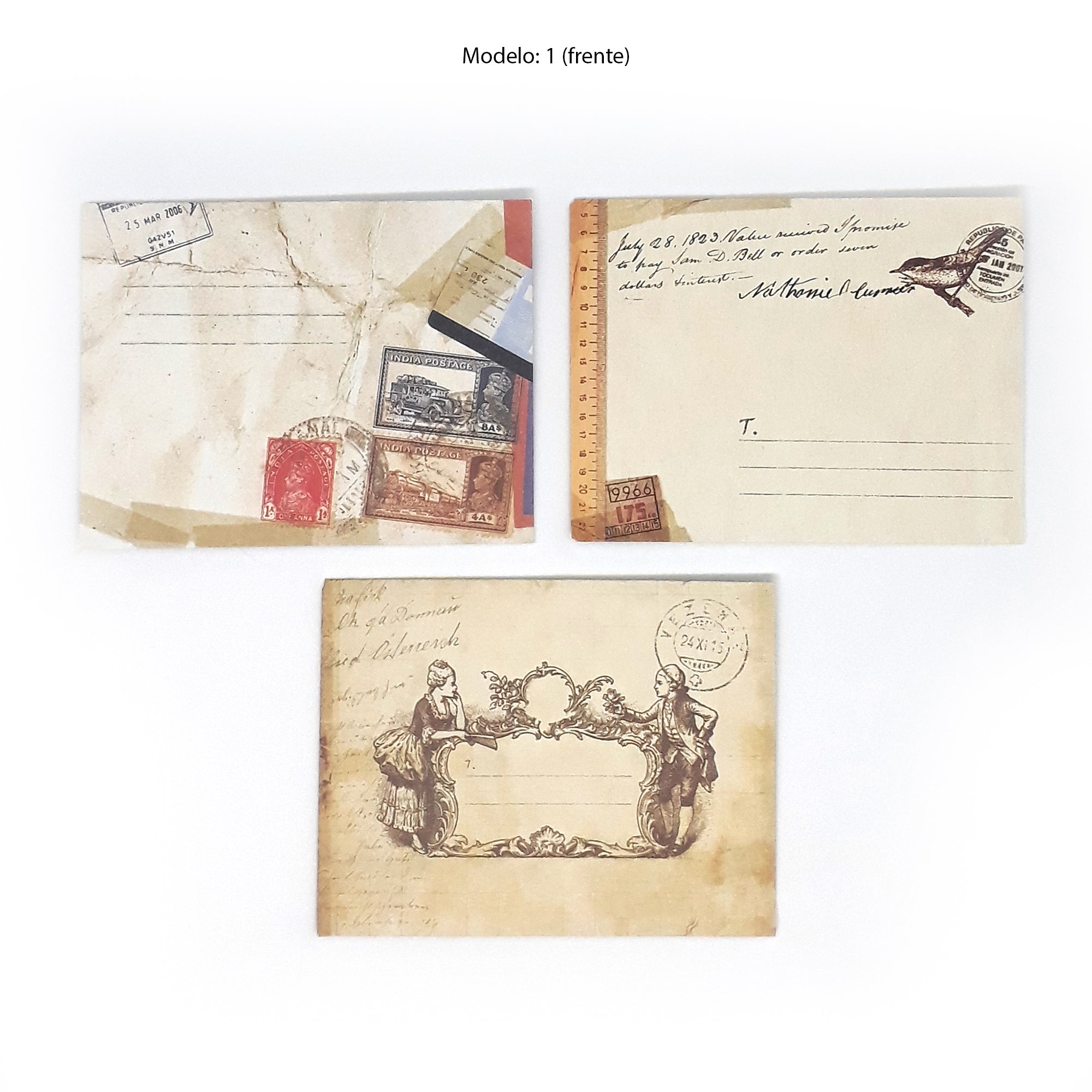 Mini Envelopes – Estilo Vintage