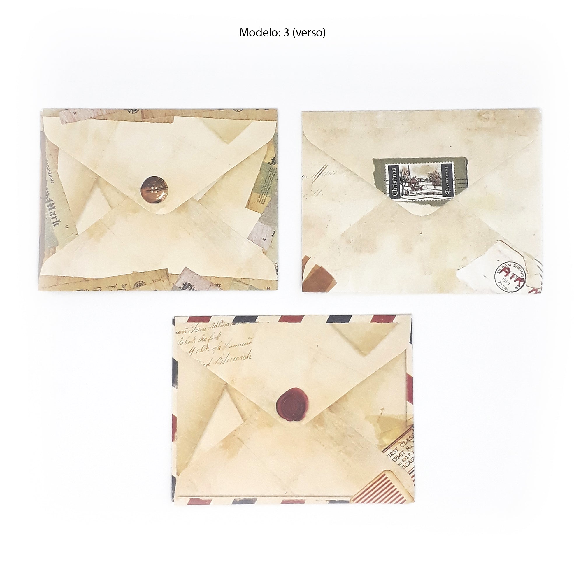 Mini Envelopes – Estilo Vintage