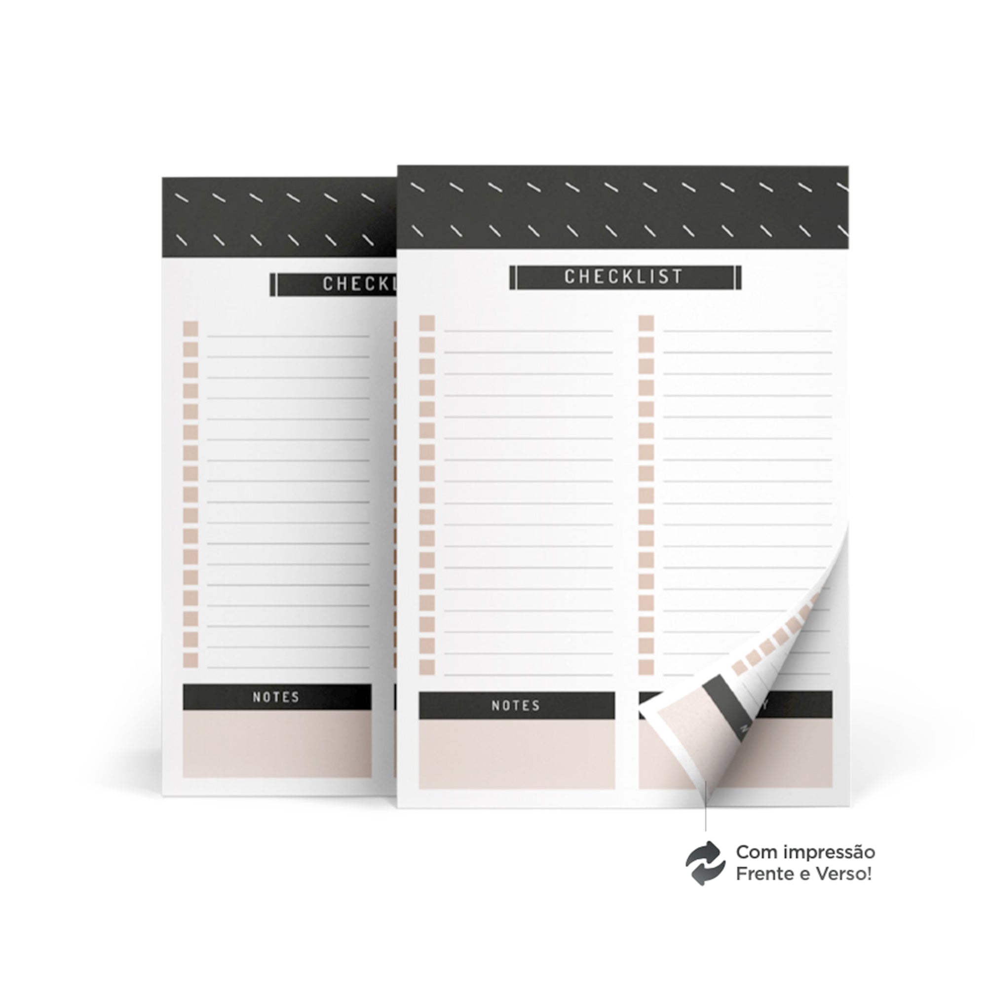 Bloco Checklist A5 – Linha Noir