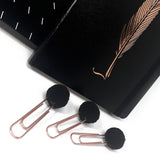 Clips Pompom Preto
