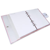 Caderno Fichário Ultra - Linha Pink Geométrico com Sobrecapa Especial