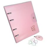 Caderno Fichário Ultra - Linha Pink Geométrico com Sobrecapa Especial