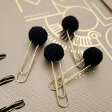Clips Pompom Preto