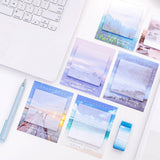 Cartela com sticky notes paisagem