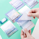 Cartela com sticky notes paisagem